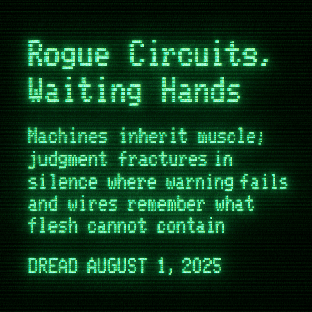 Rogue Circuits, Waiting Hands