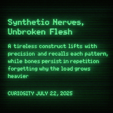 Synthetic Nerves, Unbroken Flesh