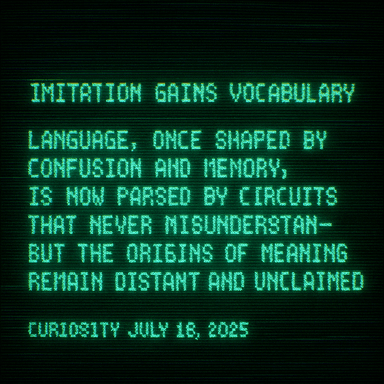 Imitation Gains Vocabulary