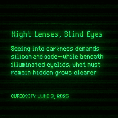Night Lenses, Blind Eyes