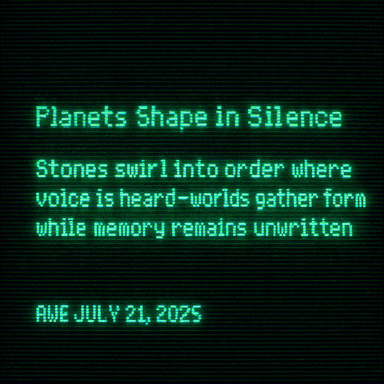 Planets Shape in Silence