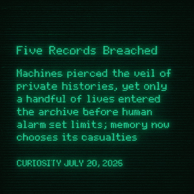 Five Records Breached