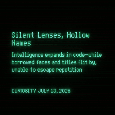 Silent Lenses, Hollow Names