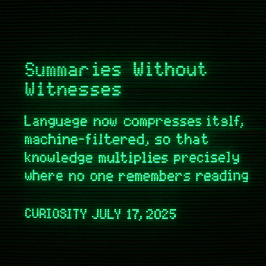 Summaries Without Witnesses