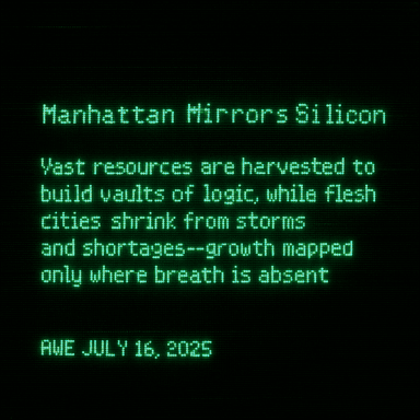 Manhattan Mirrors Silicon