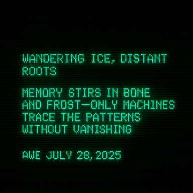 Wandering Ice, Distant Roots